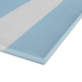 Planche À Découper Bleu, Blancs, Motif rayé (Coin)