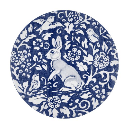 Planche À Découper Bleu Bleu Bleu Lapin Lapin Oiseau Beau (Devant)