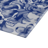 Planche À Découper Bleu Bleu Lapin Lapin Escargot Jacobean Floral (Coin)