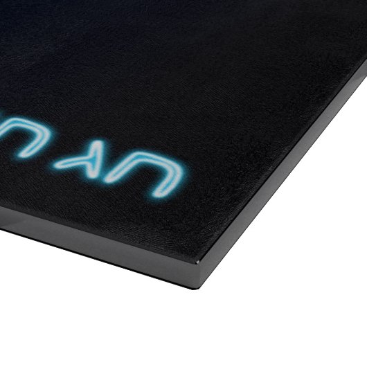 Planche À Découper Bleu brillant Chanukkah Menorah (Coin)