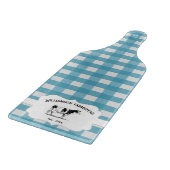 Planche À Découper Bleu Buffalo Plaid Farm Cow Cutting Board (Coin)