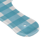 Planche À Découper Bleu Buffalo Plaid Farm Cow Cutting Board (Coin)