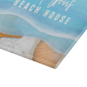 Planche À Découper Bleu Côtier Mer Whimsical Ocean Seashells (Coin)