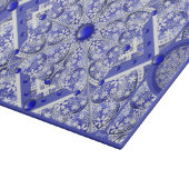 Planche À Découper Bleu de dentelle en céramique de Grèce (Coin)