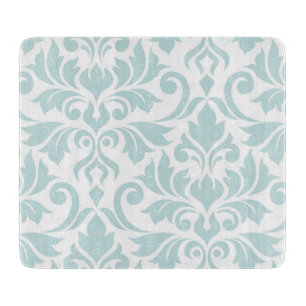 Planche À Découper Bleu d'oeufs de canard de l'art I de damassé de