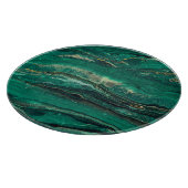 Planche À Découper Bleu doré Marbling : Art fluide (Coin)