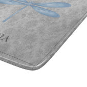 Planche À Découper Bleu Dragonfly Damas (Coin)
