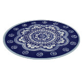 Planche À Découper Bleu et Blanc Talavera Five (Coin)