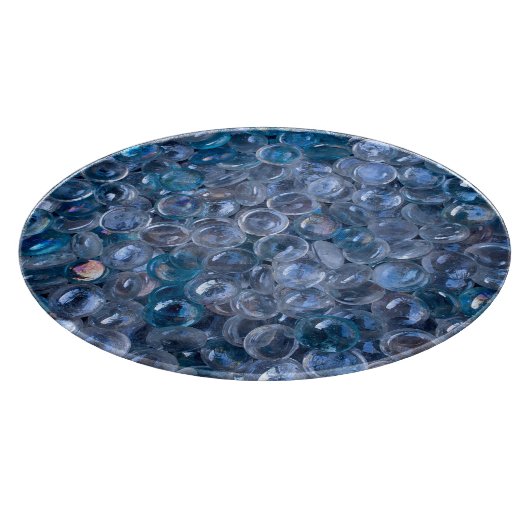 Planche À Découper Bleu et cristallin en verre réfléchi (Coin)