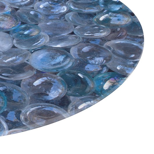 Planche À Découper Bleu et cristallin en verre réfléchi (Coin)