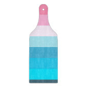 Planche À Découper Bleu et rose Tons (Devant)