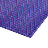 Planche À Découper Bleu et violet rayures double tissage (Coin)