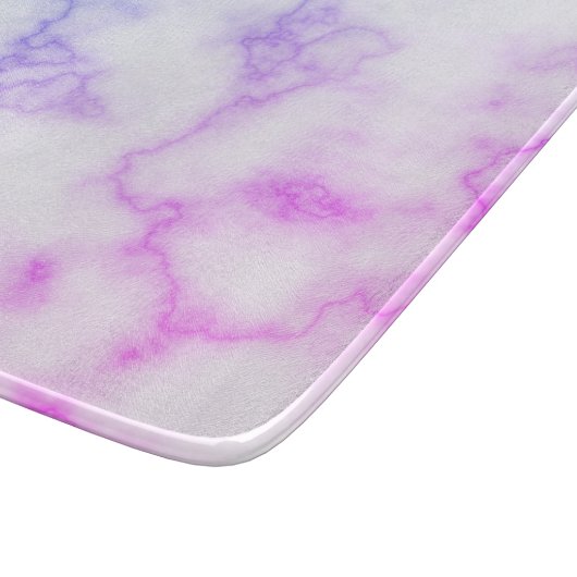 Planche À Découper Bleu Faux et marbre violet (Coin)