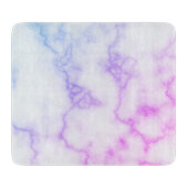 Planche À Découper Bleu Faux et marbre violet (Devant)