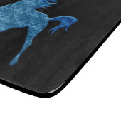 Planche À Découper Bleu Fire Unicorn Coupe Board (Coin)