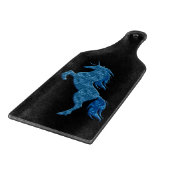 Planche À Découper Bleu Fire Unicorn Coupe Board (Coin)