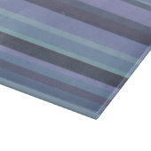 Planche À Découper Bleu-gris, bandes horizontales (Coin)