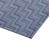 Planche À Découper Bleu gris rayures motif (Coin)