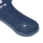 Planche À Découper Bleu Jeans Denim Custom Text Cutting Board (Coin)