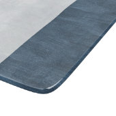 Planche À Découper Bleu marine blanc plage (Coin)