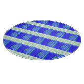 Planche À Découper Bleu Nautique Abstrait le Plus Cool (Coin)