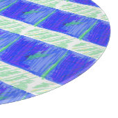Planche À Découper Bleu Nautique Abstrait le Plus Cool (Coin)