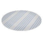 Planche À Découper Bleu pâle et blanc cinq bandes motif (Coin)