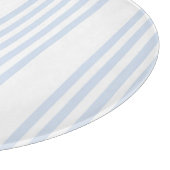 Planche À Découper Bleu pâle et blanc cinq bandes motif (Coin)