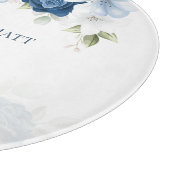 Planche À Découper Bleu poussiéreux Floral Bloom Eucalyptus Succulent (Coin)