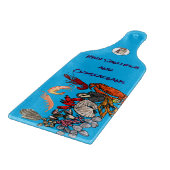 Planche À Découper Bleu Raw Shellfish Glass Cutboard (Coin)