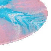 Planche À Découper Bleu rose Abstrait (Coin)