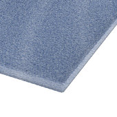 Planche À Découper Bleu Sable Ripples Carte de découpe personnalisée (Coin)