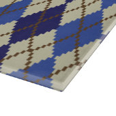 Planche À Découper Bleu Scone Jacquard Verre Découpe (Coin)