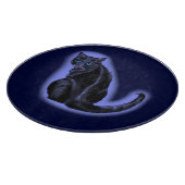 Planche À Découper Bleu teint noir Chat (Coin)
