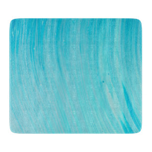 Planche À Découper Bleu Tube Vague Cool Eau Turquoise
