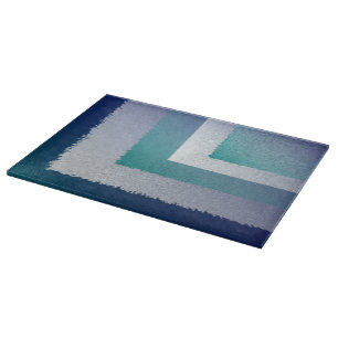 Planche À Découper bleu turquoise gris ex pastel