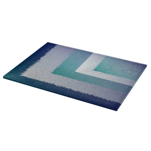 Planche À Découper bleu turquoise gris ex pastel (Coin)