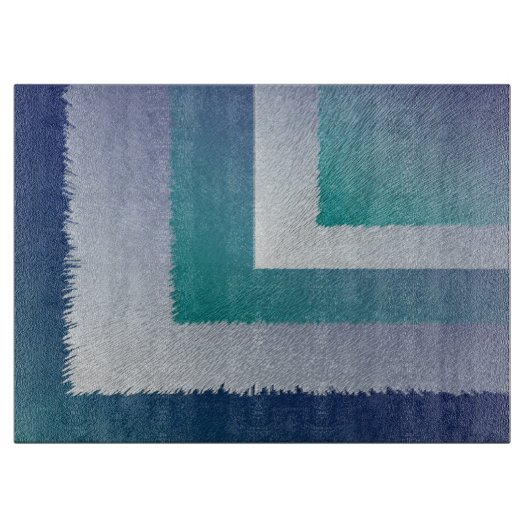 Planche À Découper bleu turquoise gris ex pastel (Devant)