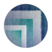 Planche À Découper bleu turquoise gris ex pastel (Devant)