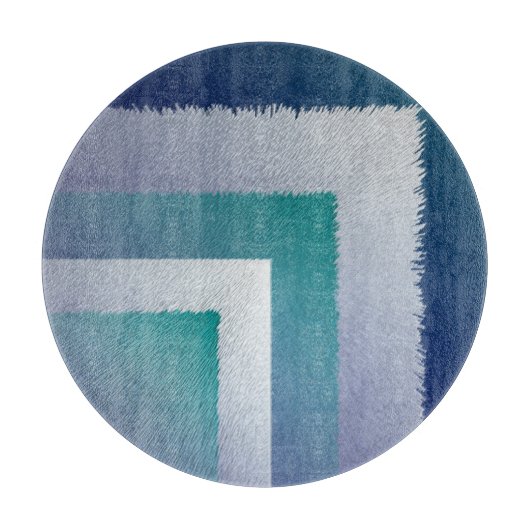 Planche À Découper bleu turquoise gris ex pastel (Devant)