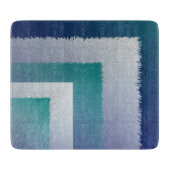 Planche À Découper bleu turquoise gris ex pastel (Devant)