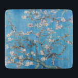 Planche À Découper Bleu Vincent van Gogh Art Peinture<br><div class="desc">Vincent van Gogh (Néerlandais, 1853 - 1890) Almond Blossom, 1890, Huile sur toile Non encadré : 73, 3 cm x 92, 4 cm Vincent van Gogh peint cette vie morte de fleurs d'amandiers contre un ciel bleu pour son neveu nouveau-né qui a été nommé d'après lui. L'amandier est un symbole...</div>