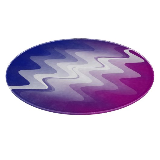 Planche À Découper Bleu violet blanc (Coin)