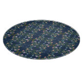Planche à découper bleue et à fleurs (Coin)