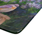 Planche À Découper Bleuet de l'Est en neige - Photo originale (Coin)