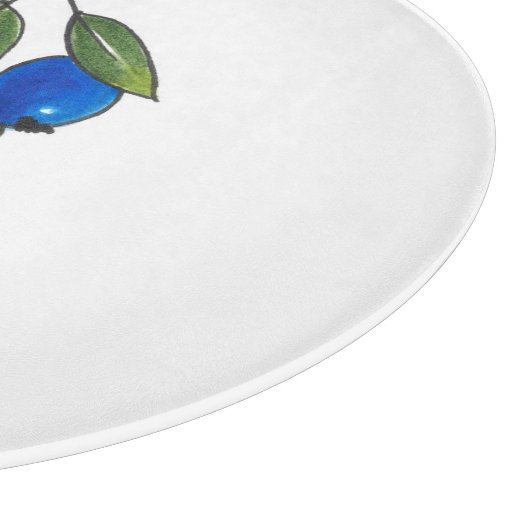 Planche À Découper Bleuets à main (Coin)