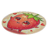 Planche À Découper Bliss de fraises sucrées adorables (Coin)