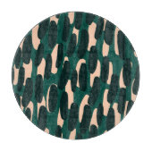 Planche À Découper Blobs d'encre, dessinés à la main, brillants sans  (Devant)