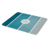 Planche À Découper Blocs couleur bleu océan Hip Charcuterie moderne (Coin)