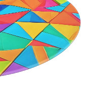 Planche À Découper Blocs de couleurs géométriques vibreux (Coin)
